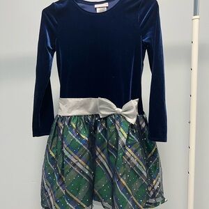 Bonnie Jean Navy Velvet Dress